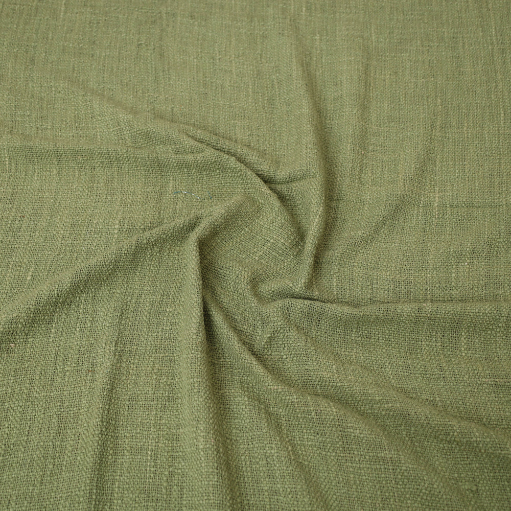 Green - Pure Cotton Double Handloom Bed Cover from Bijnor 32