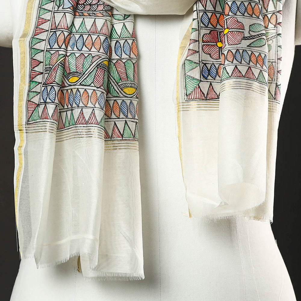 Madhubani Stole 