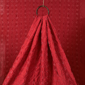 Kutch Bandhani Tie-Dye Chanderi Silk Fabric 19