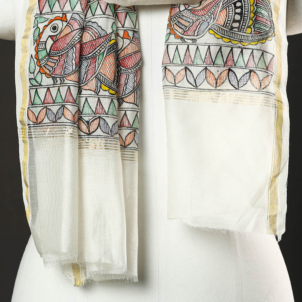 Madhubani Stole 