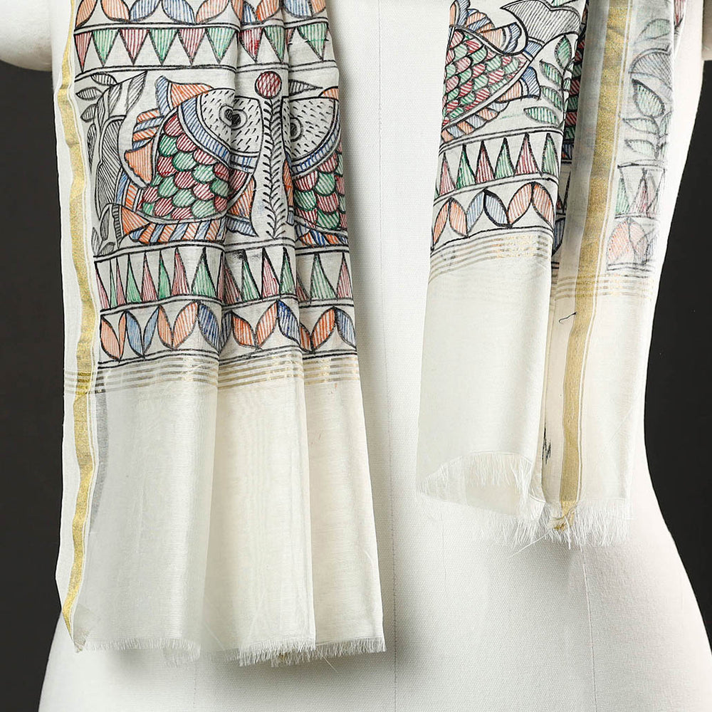 Madhubani Stole 