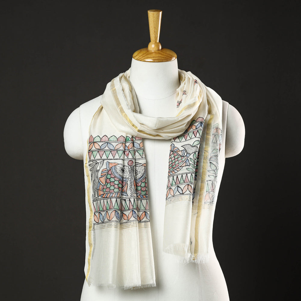 Madhubani Stole 