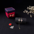 Handcrafted Meenakari Bhaiya Bhabhi Rakhi Set with Coir Box 38