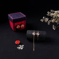 Handcrafted Meenakari Bhaiya Bhabhi Rakhi Set with Coir Box 39