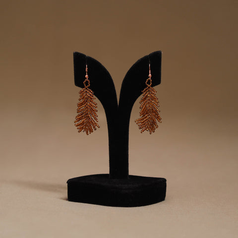 Brown - Handmade Beadwork Earrings 11
