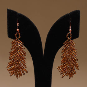 Brown - Handmade Beadwork Earrings 11