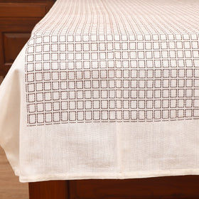 Bijnor Pure Handloom Cotton Single Bed Sheet (90 x 60 in) 79