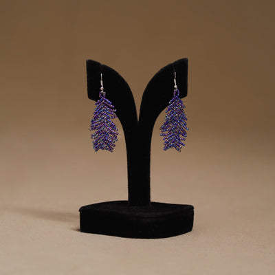 Purple - Handmade Beadwork Earrings 12