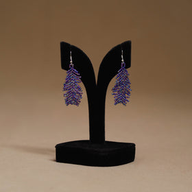 Purple - Handmade Beadwork Earrings 12