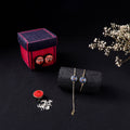 Handcrafted Meenakari Bhaiya Bhabhi Rakhi Set with Coir Box 41
