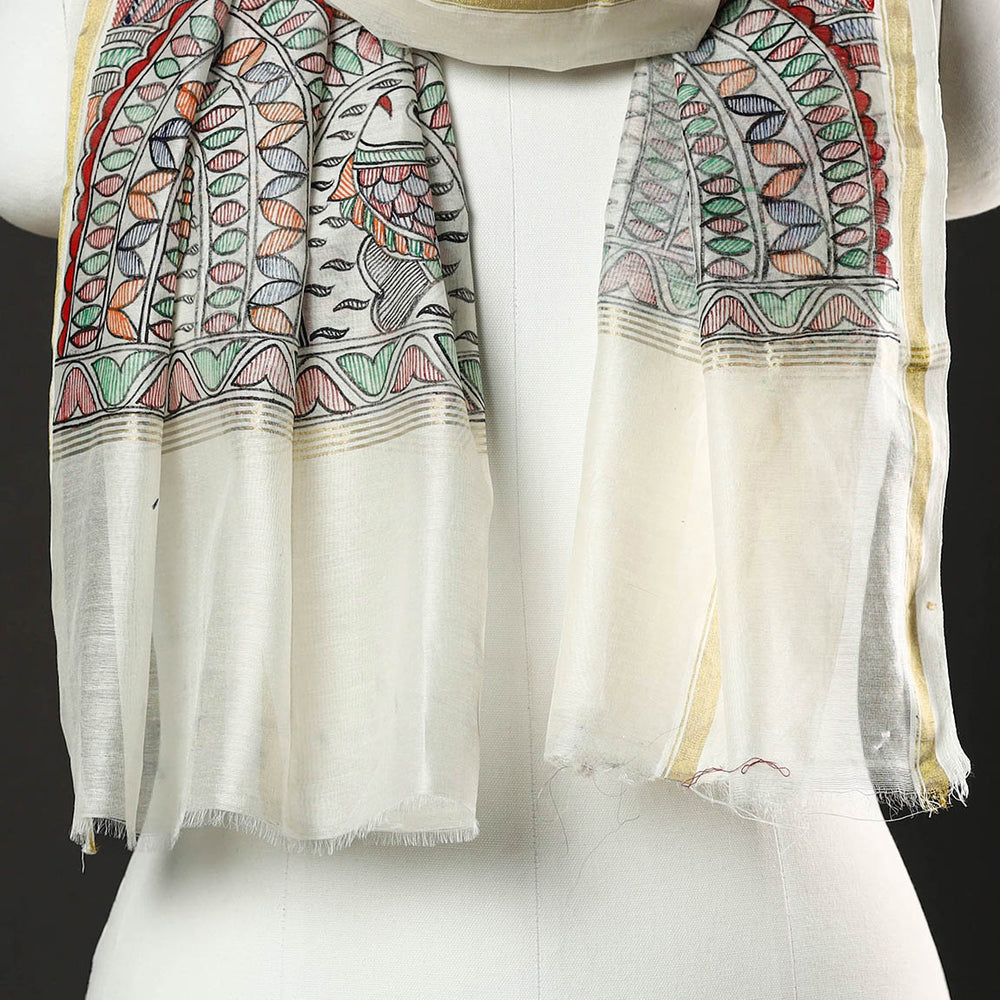 Madhubani Stole 