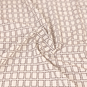 Bijnor Pure Handloom Cotton Single Bed Sheet (90 x 60 in) 79