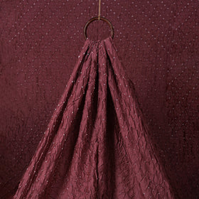 Kutch Bandhani Tie-Dye Chanderi Silk Fabric 10