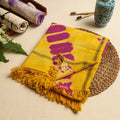  Jhiri Handloom Shibori Tie-Dye Pure Cotton Towel 