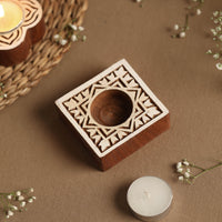 Wooden Candle Holder
