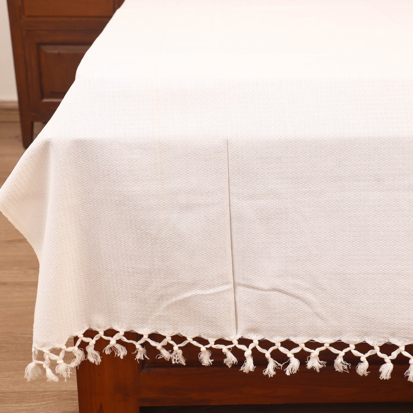 Bijnor Pure Handloom Cotton Single Bed Sheet (90 x 60 in) 82