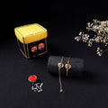Handcrafted Meenakari Bhaiya Bhabhi Rakhi Set with Coir Box 51