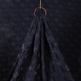 Kutch Bandhani Tie-Dye Chanderi Silk Fabric 04