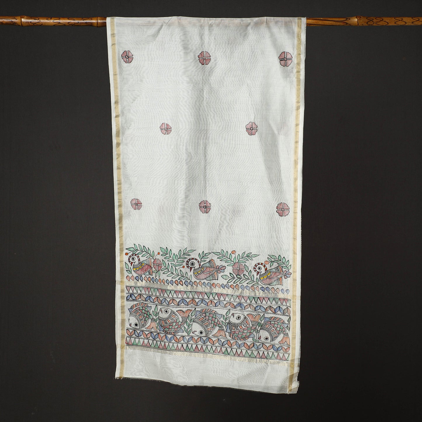 Madhubani Stole 