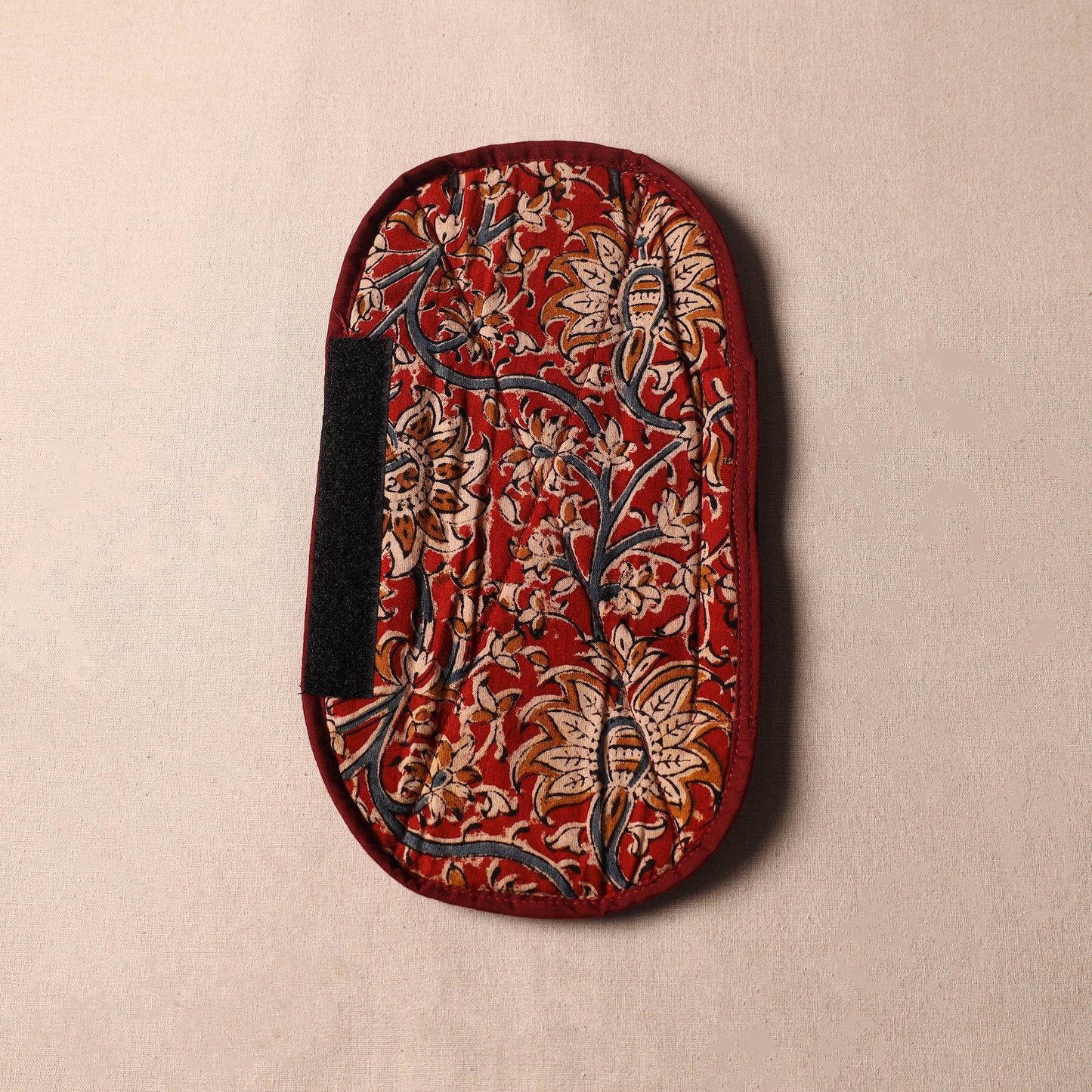 Kalamkari Fridge Cover with Handle Cover