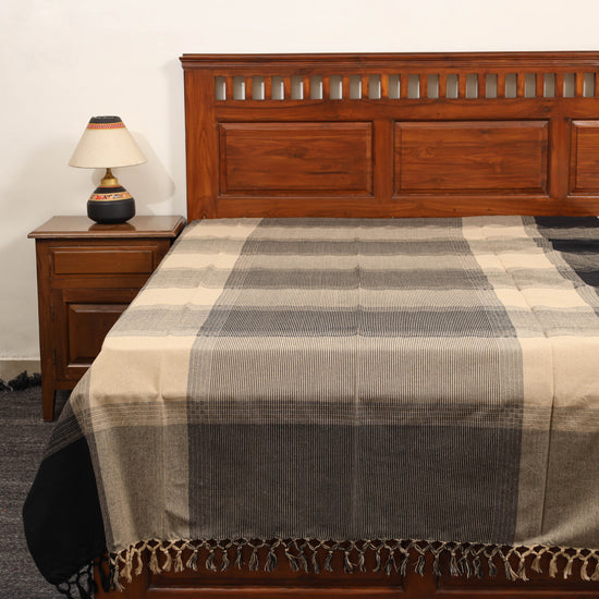 Multicolor - Pure Cotton Single Handloom Bed Cover from Bijnor 38