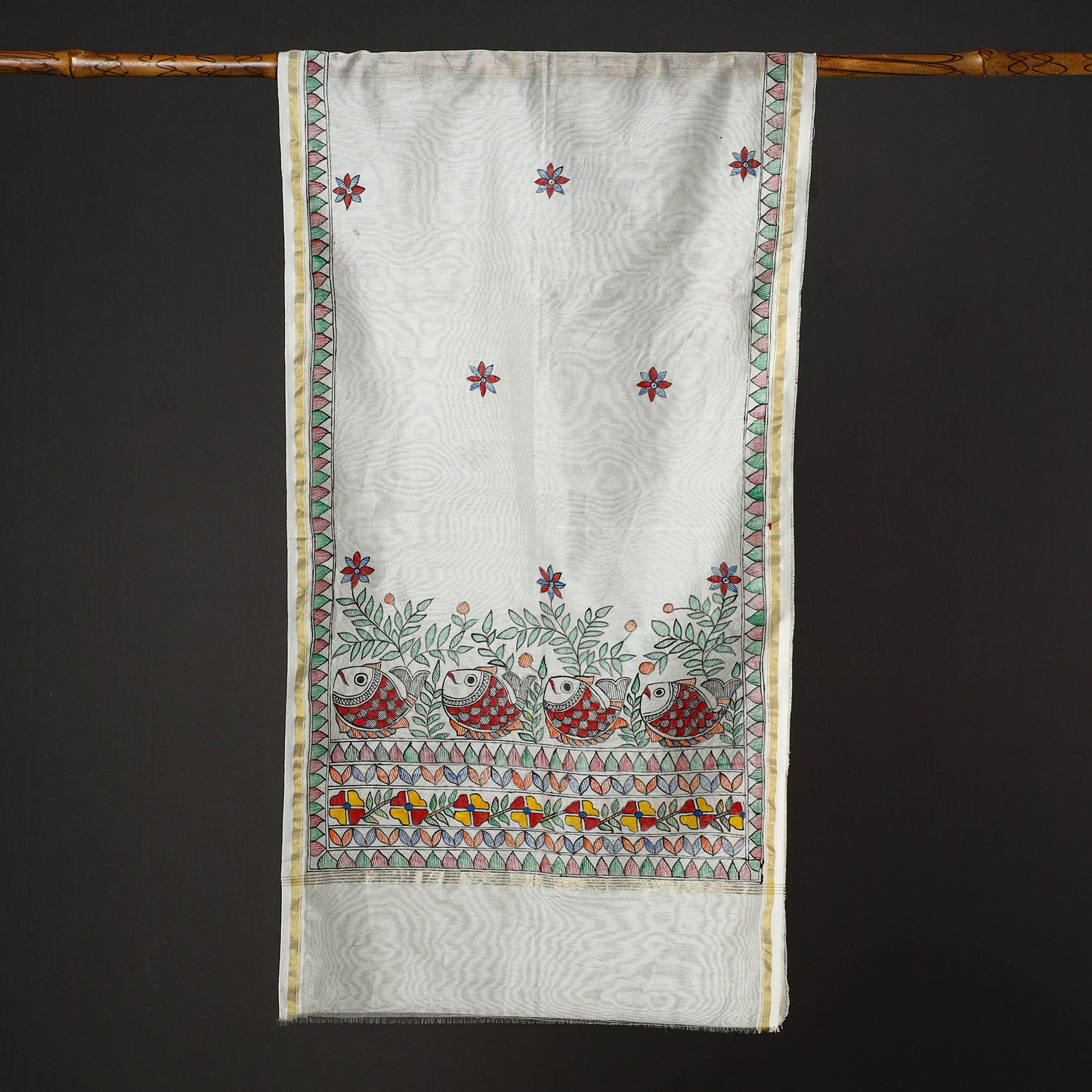 Madhubani Stole 