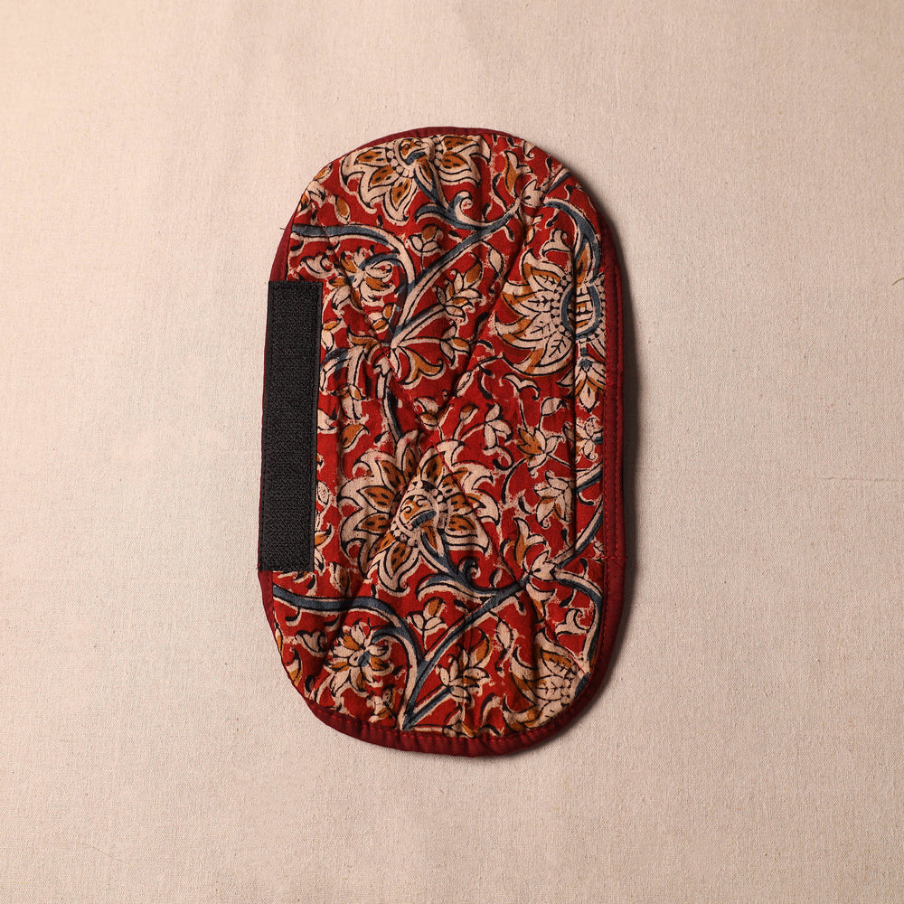 Kalamkari Block Printed Fridge Cover with Handle Cover 04