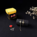 Handcrafted Meenakari Bhaiya Bhabhi Rakhi Set with Coir Box 59