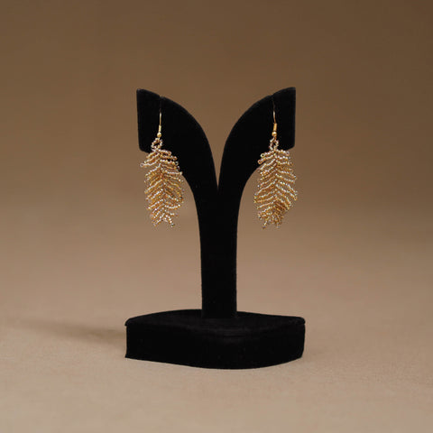 Brown - Handmade Beadwork Earrings 31