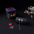 Handcrafted Meenakari Bhaiya Bhabhi Rakhi Set with Coir Box 61