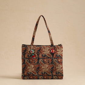 Multicolor Handcrafted Quilted Cotton Hand Bag