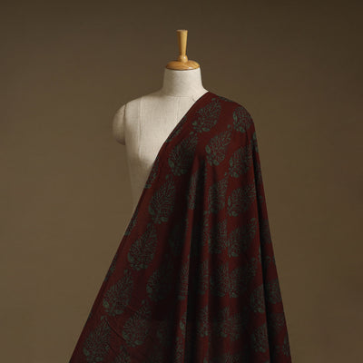 Pure Mul Cotton Natural Dyed Hand Block Bagh Print Fabric 05