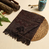 Buy Block Print Cotton Ajrakh Handloom Towel