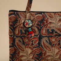 Handcrafted Quilted Cotton Hand Bag 13