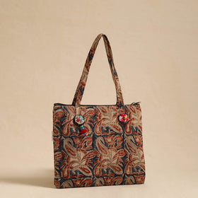 Multicolor Handcrafted Quilted Cotton Hand Bag