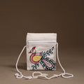 Madhubani Handpainted Mobile Sling Bag 06