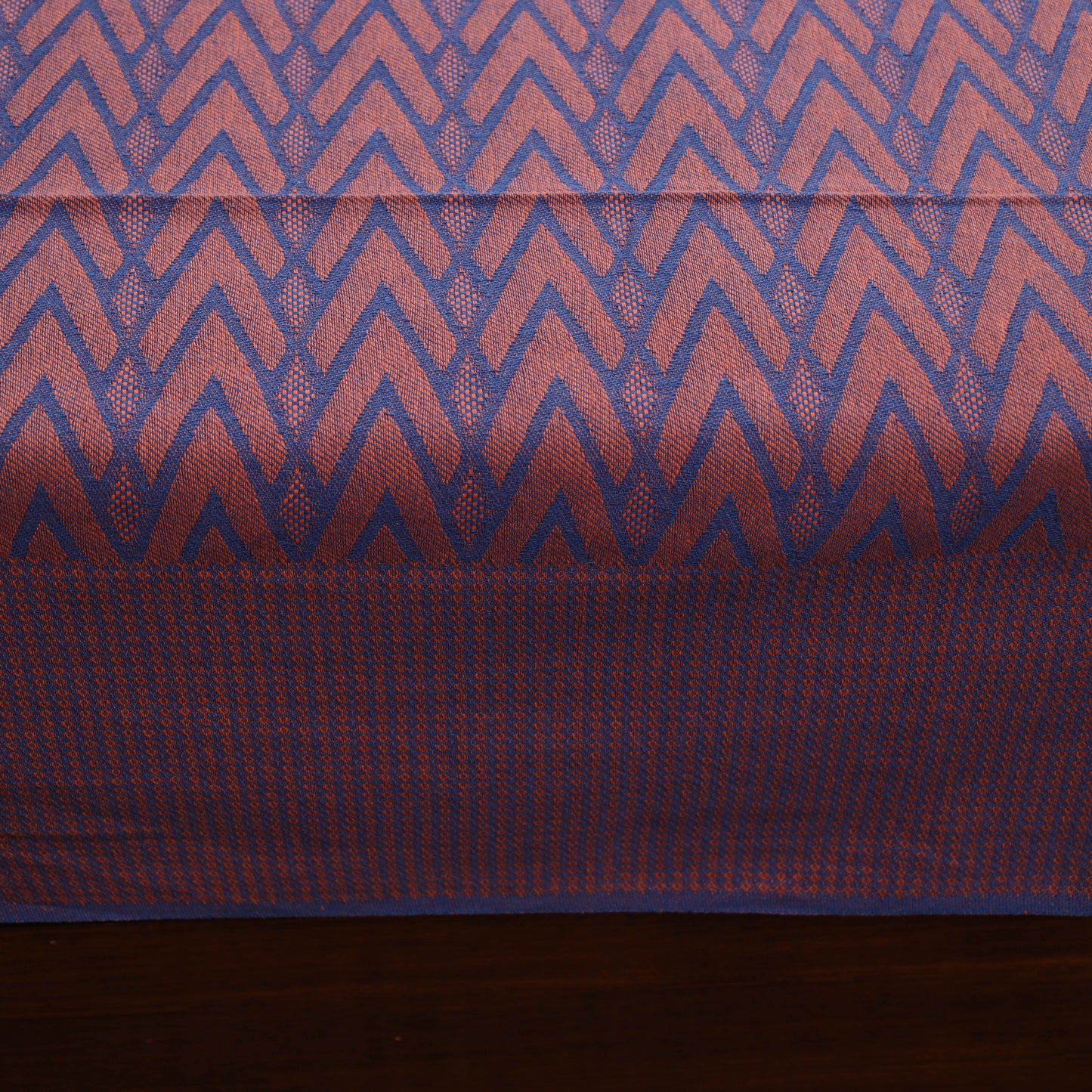 Purple - Pure Cotton Single Handloom Bed Cover from Bijnor 41