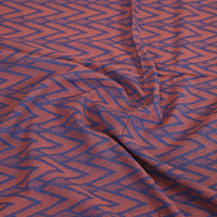 Purple - Pure Cotton Single Handloom Bed Cover from Bijnor 41