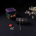 Handcrafted Meenakari Bhaiya Bhabhi Rakhi Set with Coir Box 69