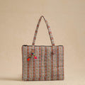 Multicolor Handcrafted Quilted Cotton Hand Bag