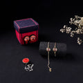 Handcrafted Meenakari Bhaiya Bhabhi Rakhi Set with Coir Box 72
