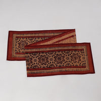 Natural Bamboo Bagh Block Printed Dining Table Runner 08