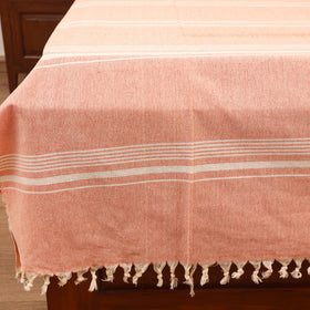 Bijnor Pure Handloom Cotton Single Bed Sheet (90 x 60 in) 90