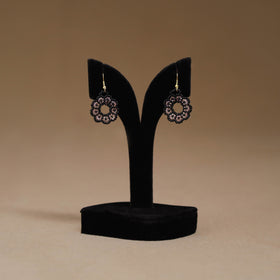 Black - Handmade Beadwork Earrings 44