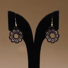 Black - Handmade Beadwork Earrings 44