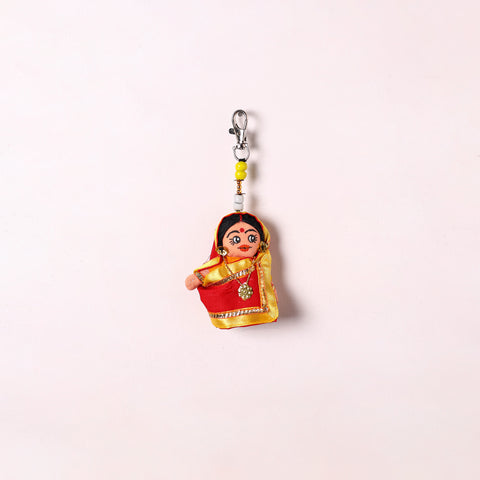Red - Traditional Handmade Doll Keychain/Bag Charm 05