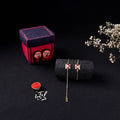 Handcrafted Meenakari Bhaiya Bhabhi Rakhi Set with Coir Box 77