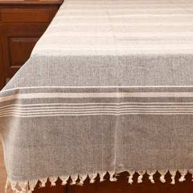 Bijnor Pure Handloom Cotton Single Bed Sheet (90 x 60 in) 92