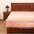 Bijnor Pure Handloom Cotton Single Bed Sheet (90 x 60 in) 93