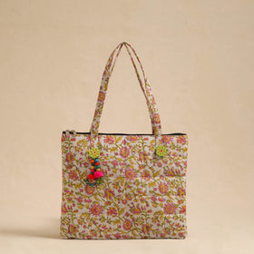  Multicolor Handcrafted Quilted Cotton Hand Bag